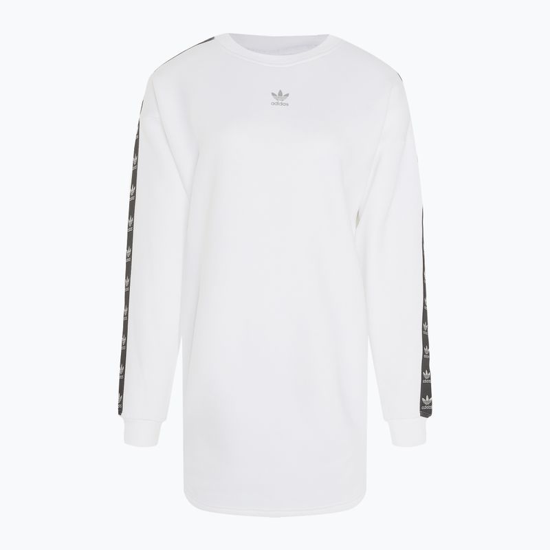 Dámské šaty Adidas Crew Long Sleeve white
