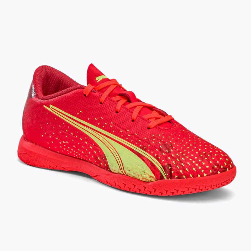 Dětské kopačky PUMA Ultra Play IT Jr oranžové 106927 03