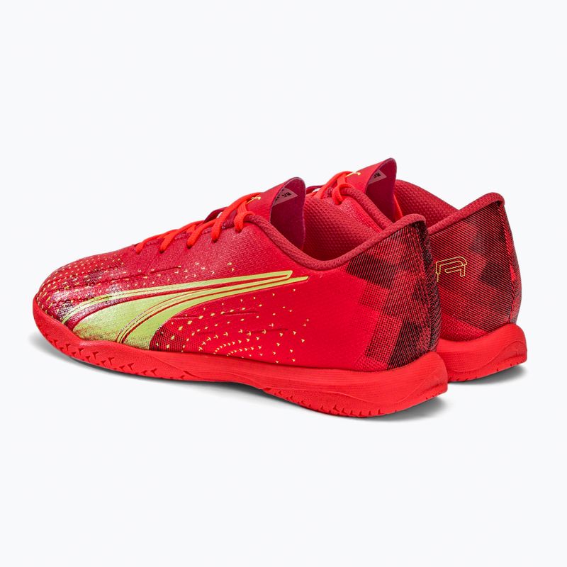 Dětské kopačky PUMA Ultra Play IT Jr oranžové 106927 03 3