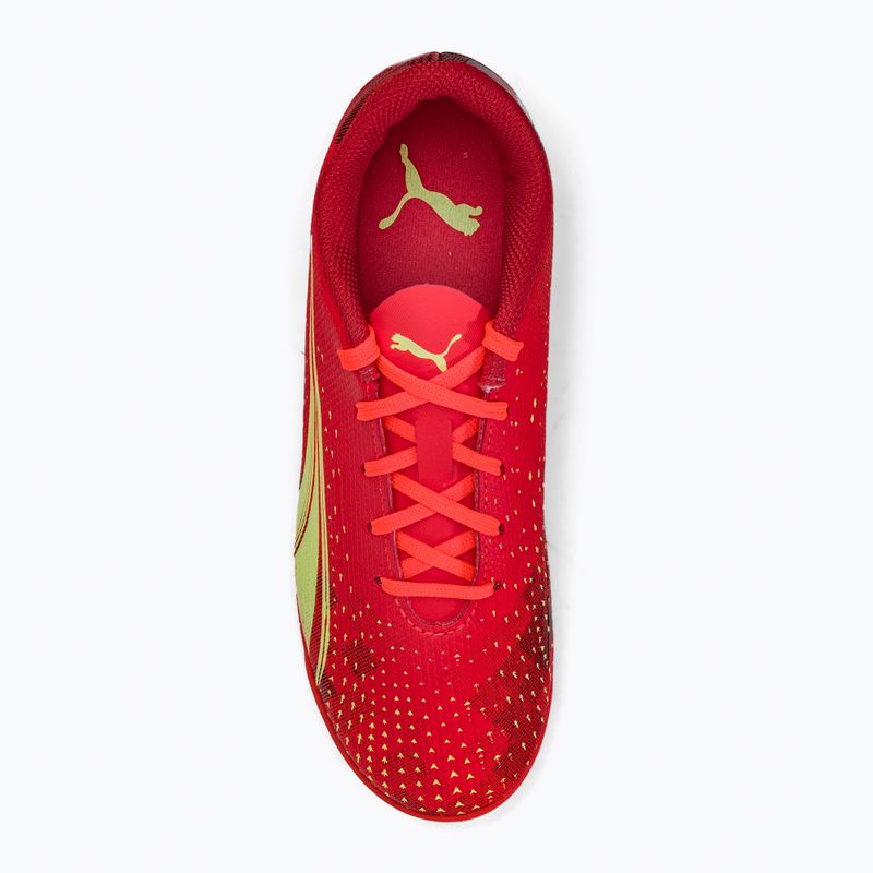 Dětské kopačky PUMA Ultra Play IT Jr oranžové 106927 03 6