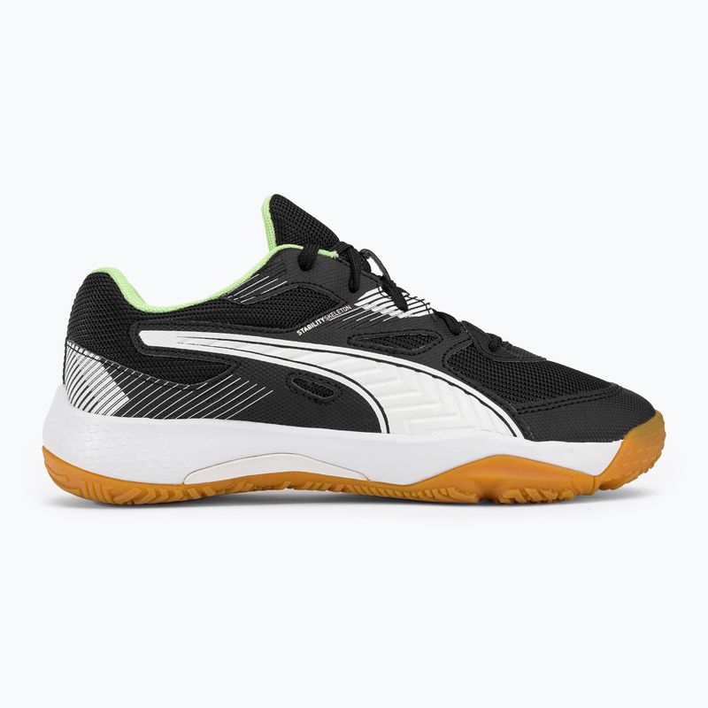 PUMA Solarflash Jr II dětská házenkářská obuv černá 106883 01 2