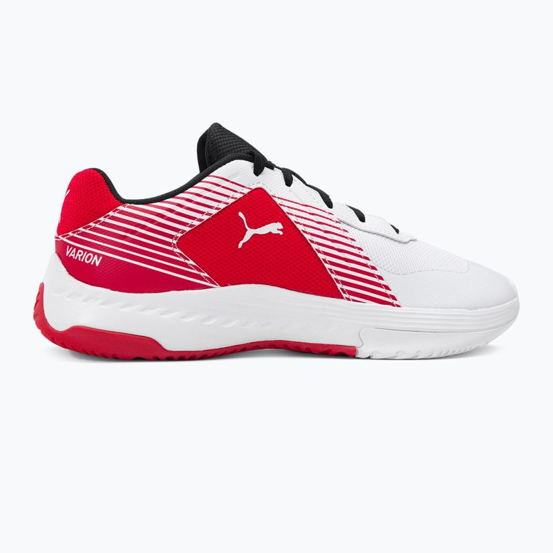 Dětská volejbalová obuv PUMA Varion Jr bílo-červene 10658507 2