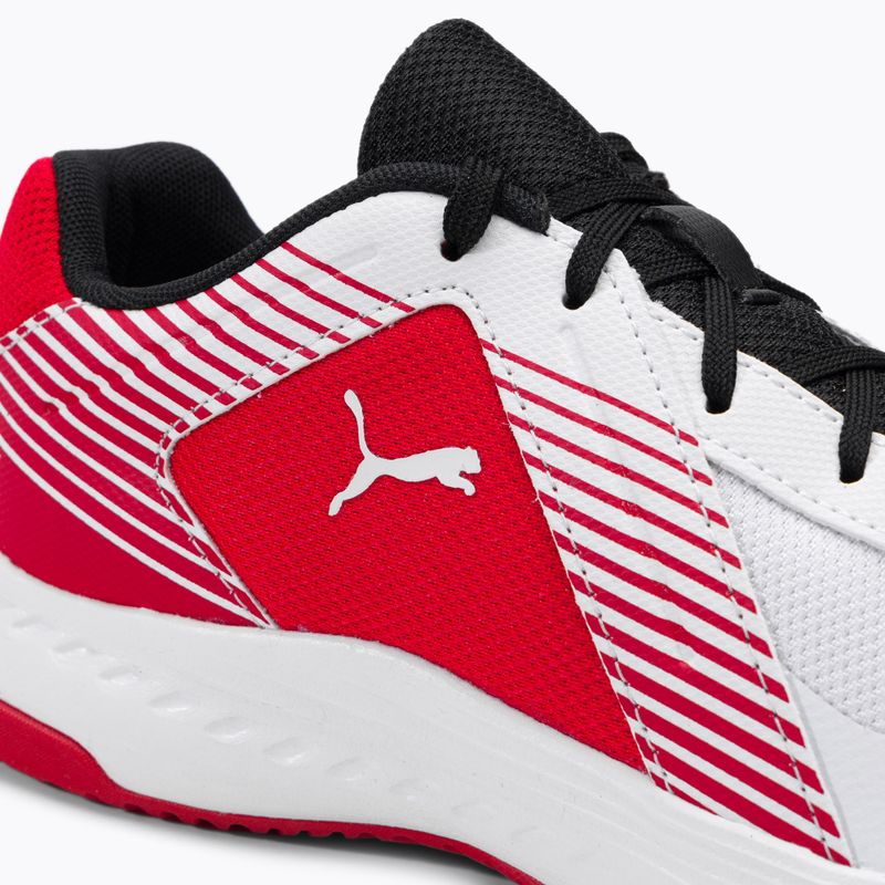 Dětská volejbalová obuv PUMA Varion Jr bílo-červene 10658507 9