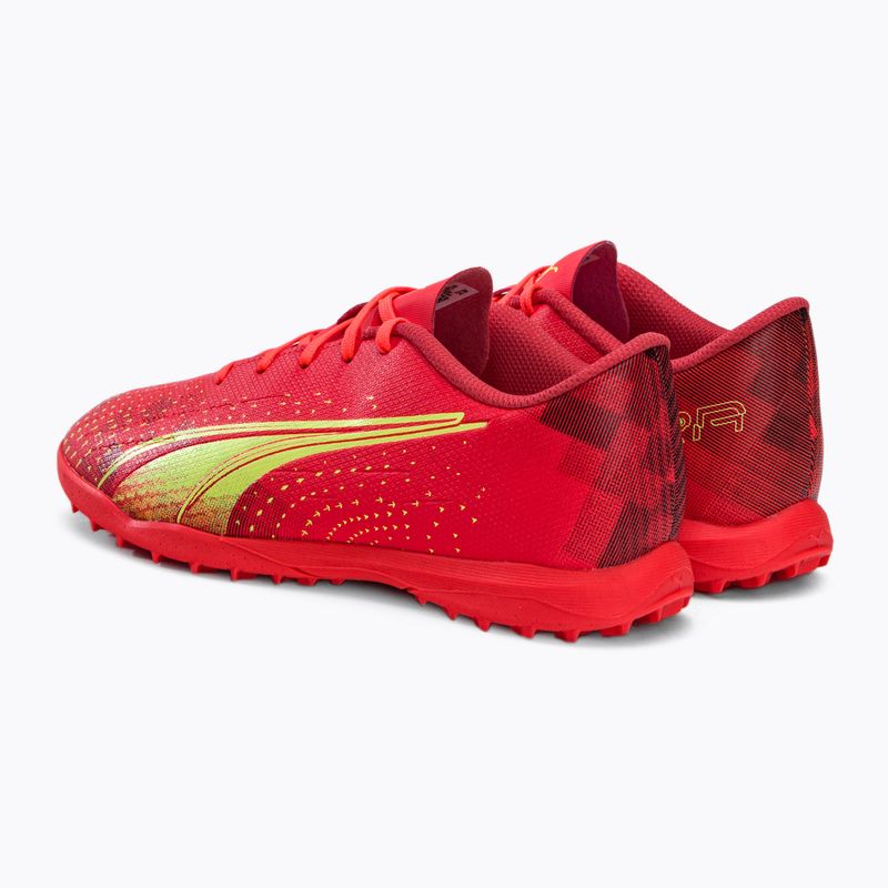 Dětské kopačky PUMA Ultra Play TT Jr oranžové 106926 03 3