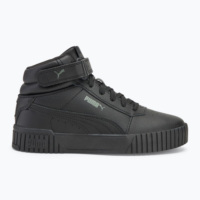 Dětské boty PUMA Carina 2.0 Mid Jr puma black/puma black/dark shadow 2