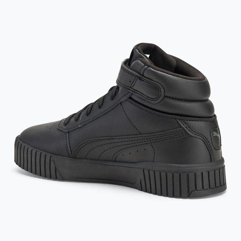 Dětské boty PUMA Carina 2.0 Mid Jr puma black/puma black/dark shadow 3