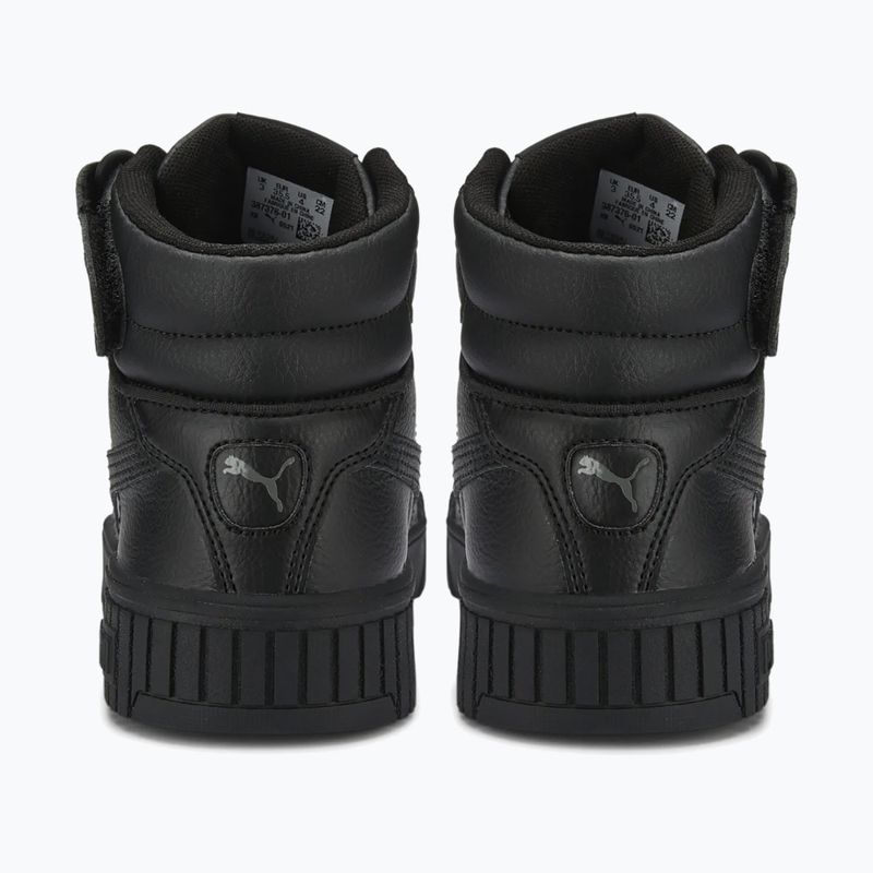 Dětské boty PUMA Carina 2.0 Mid Jr puma black/puma black/dark shadow 11