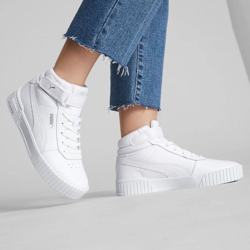 Dětské boty  PUMA Carina 2.0 Mid puma white 9