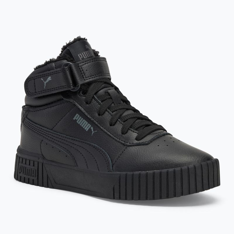 Dětské boty PUMA Carina 2.0 Mid Winter Jr puma black/puma black/dark shadow