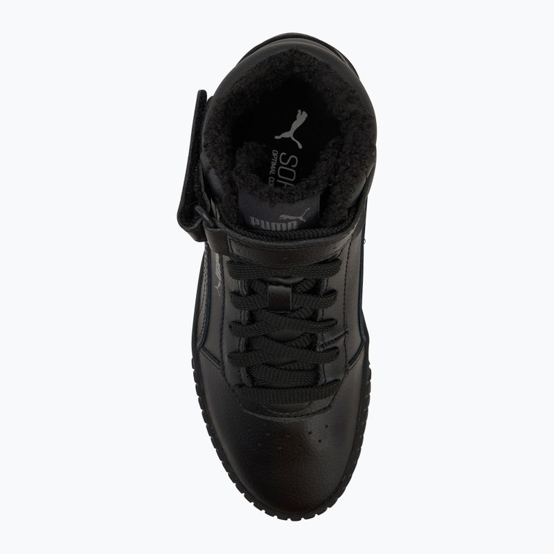 Dětské boty PUMA Carina 2.0 Mid Winter Jr puma black/puma black/dark shadow 5