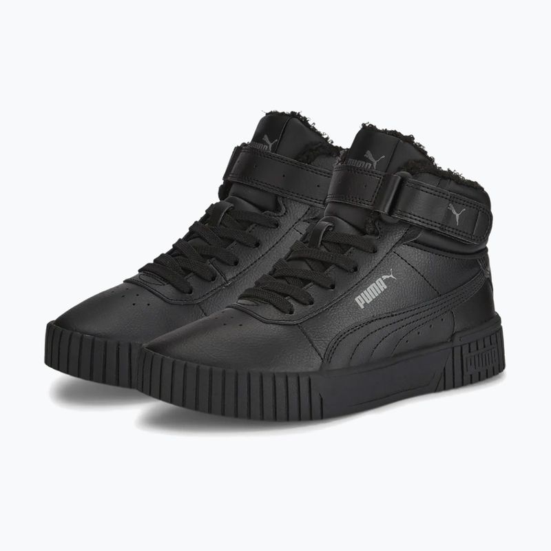 Dětské boty PUMA Carina 2.0 Mid Winter Jr puma black/puma black/dark shadow 8
