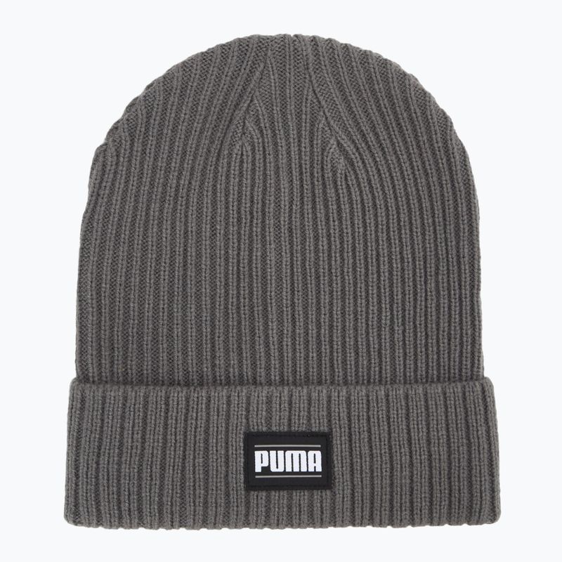 Zimní čepice PUMA Ribbed Classic Cuff smoked pearl