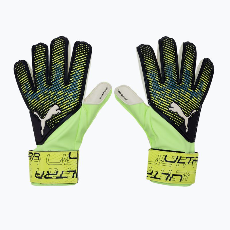 Brankářské rukavice PUMA Ultra Grip 3 RC zeleno-černá 041816 01