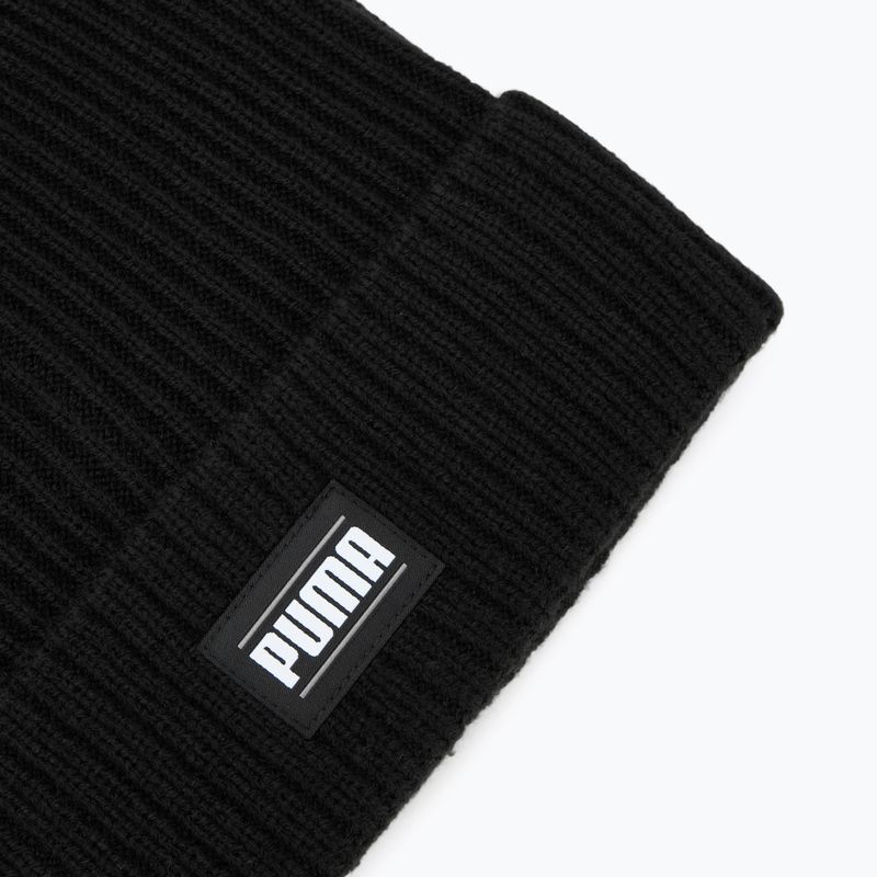 Zimní čepice PUMA Ribbed Classic Cuff puma black 3