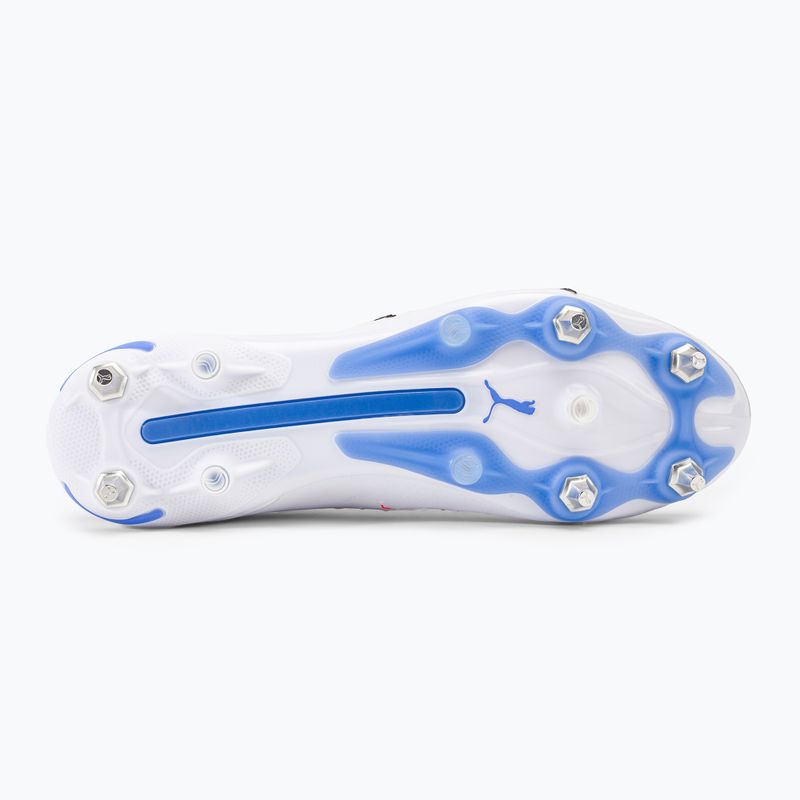 Pánské kopačky PUMA King Ultimate MXSG puma white/puma black/blue glimmer/ultra orange 5