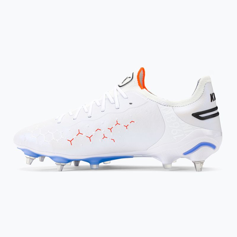 Pánské kopačky PUMA King Ultimate MXSG puma white/puma black/blue glimmer/ultra orange 10