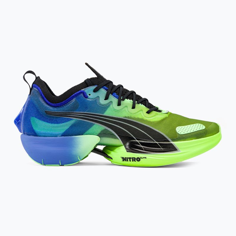 Pánská běžecká obuv PUMA Fast-R NITRO Elite Carbon royal sapphire/fizzy lime 2