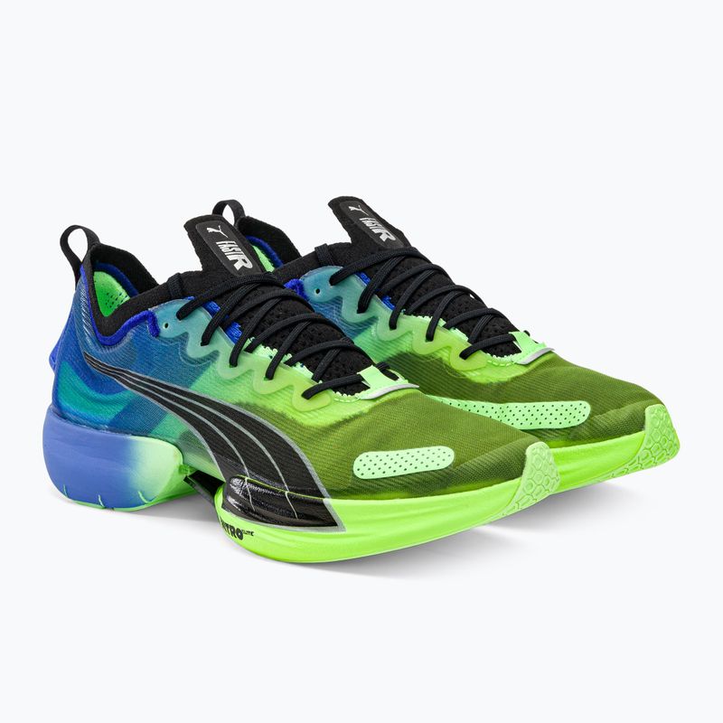 Pánská běžecká obuv PUMA Fast-R NITRO Elite Carbon royal sapphire/fizzy lime 4