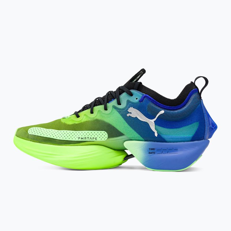 Pánská běžecká obuv PUMA Fast-R NITRO Elite Carbon royal sapphire/fizzy lime 10