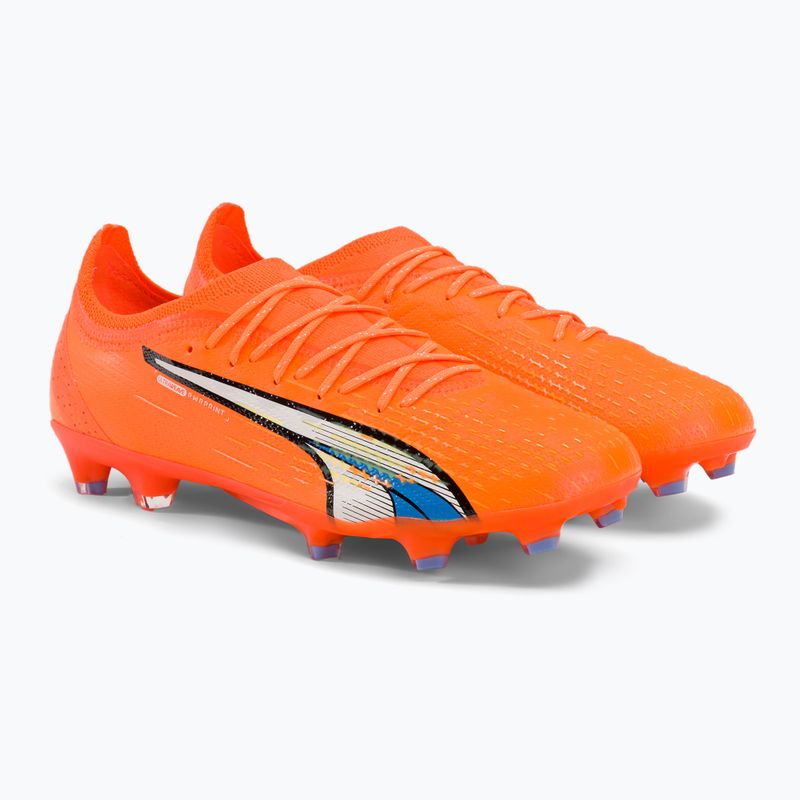 Pánské kopačky PUMA Ultra Ultimate FG/AG oranžové 107163 01 4