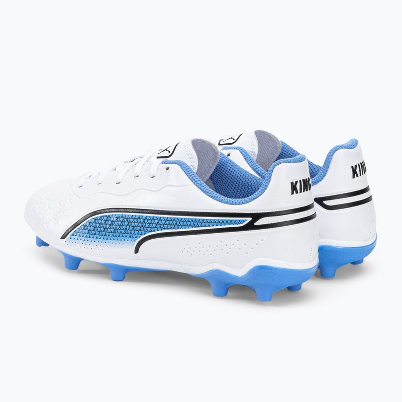 PUMA King Match FG/AG dětské kopačky bílé 107266 01 3
