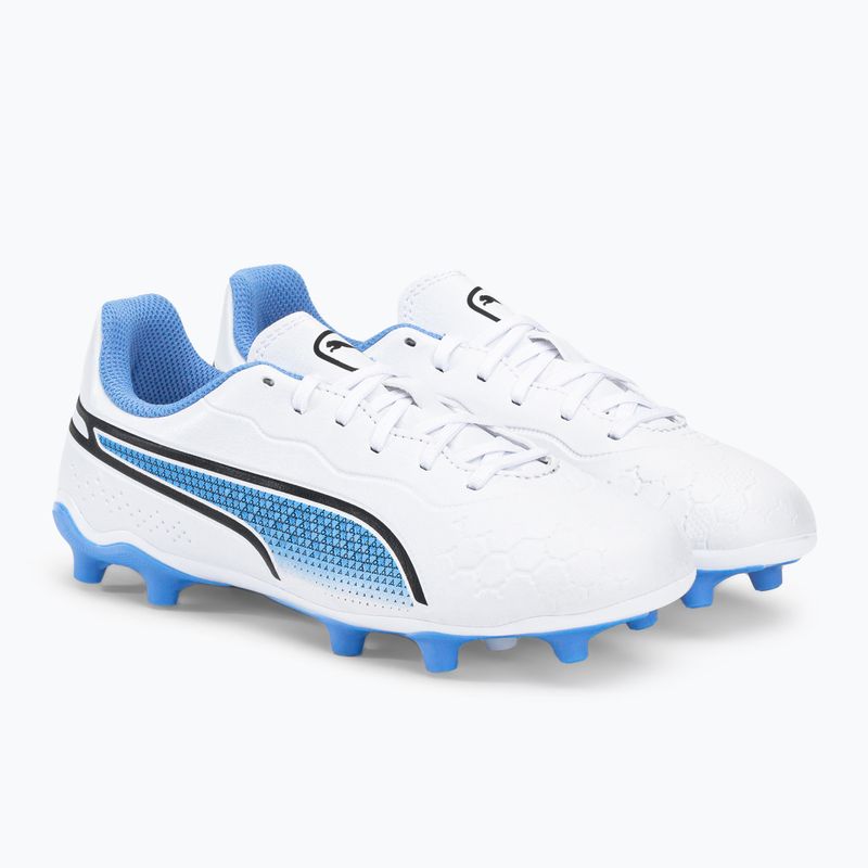 PUMA King Match FG/AG dětské kopačky bílé 107266 01 4