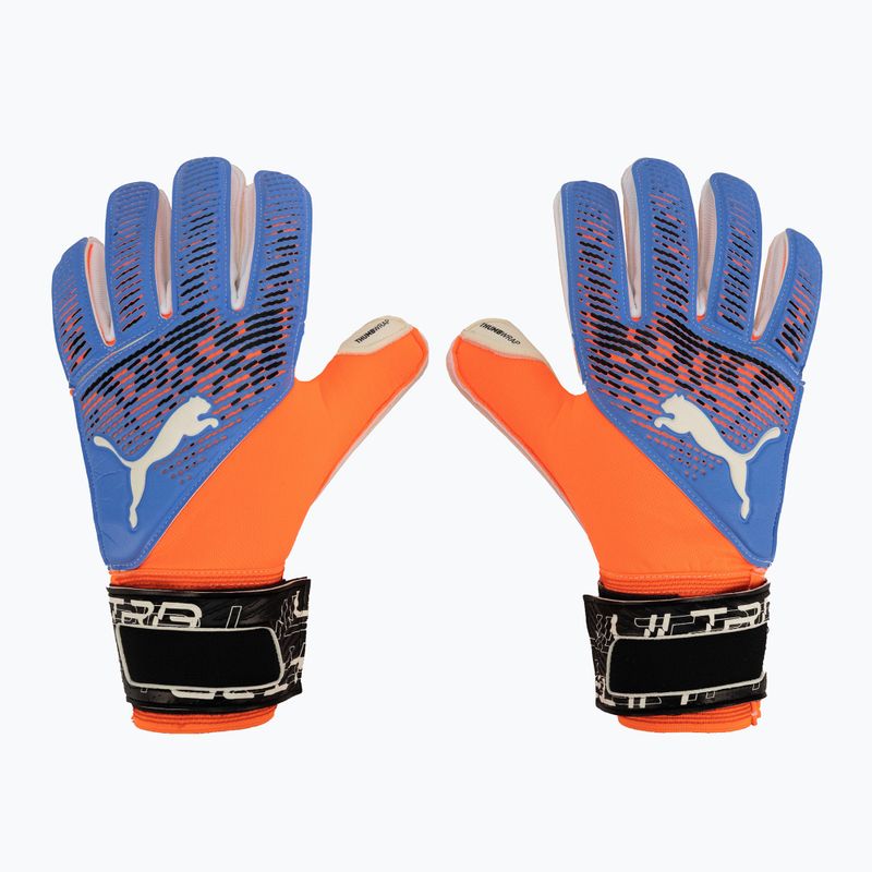 Brankářské rukavice PUMA Ultra Grip 2 RC ultra orange/blue glimmer