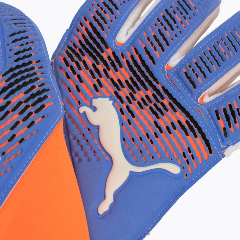 Brankářské rukavice PUMA Ultra Grip 2 RC ultra orange/blue glimmer 4