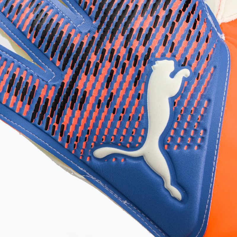 Brankářské rukavice PUMA Ultra Grip 3 Rc oranžové a modré 41816 05 3