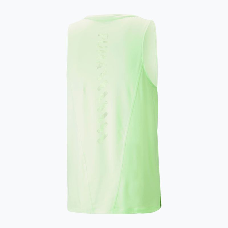 Pánské běžecké tričko PUMA Run Cloudspun Singlet green 523267 34 2