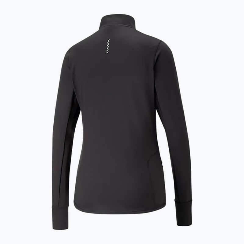 Dámská běžecká mikina PUMA Run Favorite 1/4 Zip puma black 2