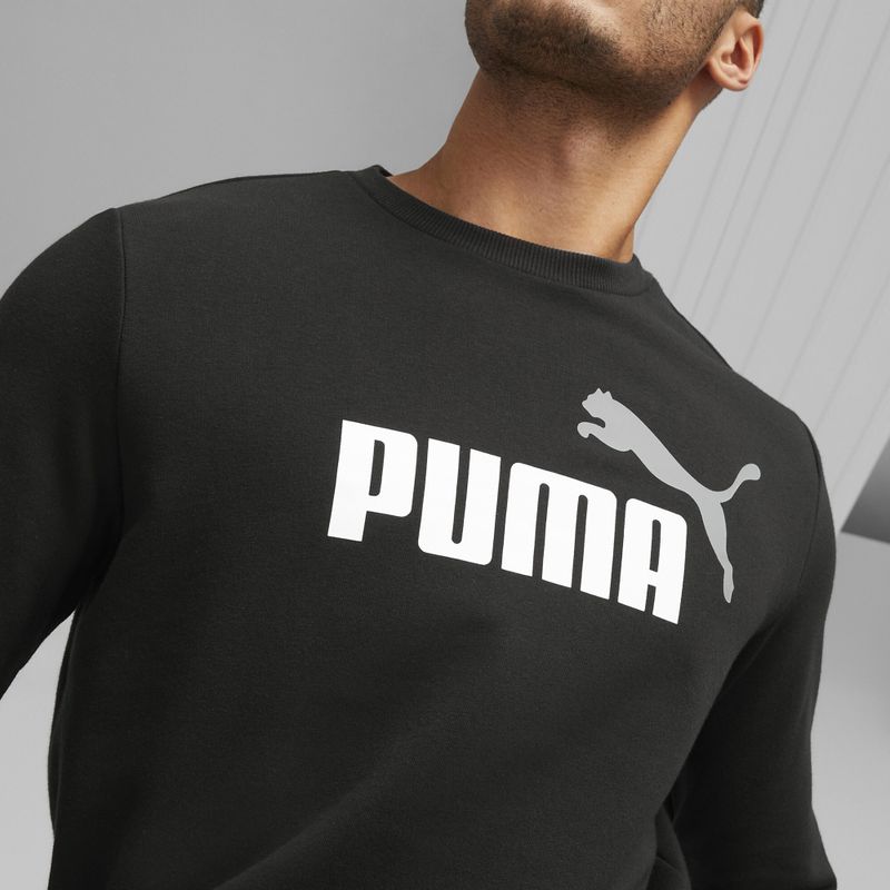 Pánská  mikina PUMA Essentials+ Big Log TR puma black/puma white 6