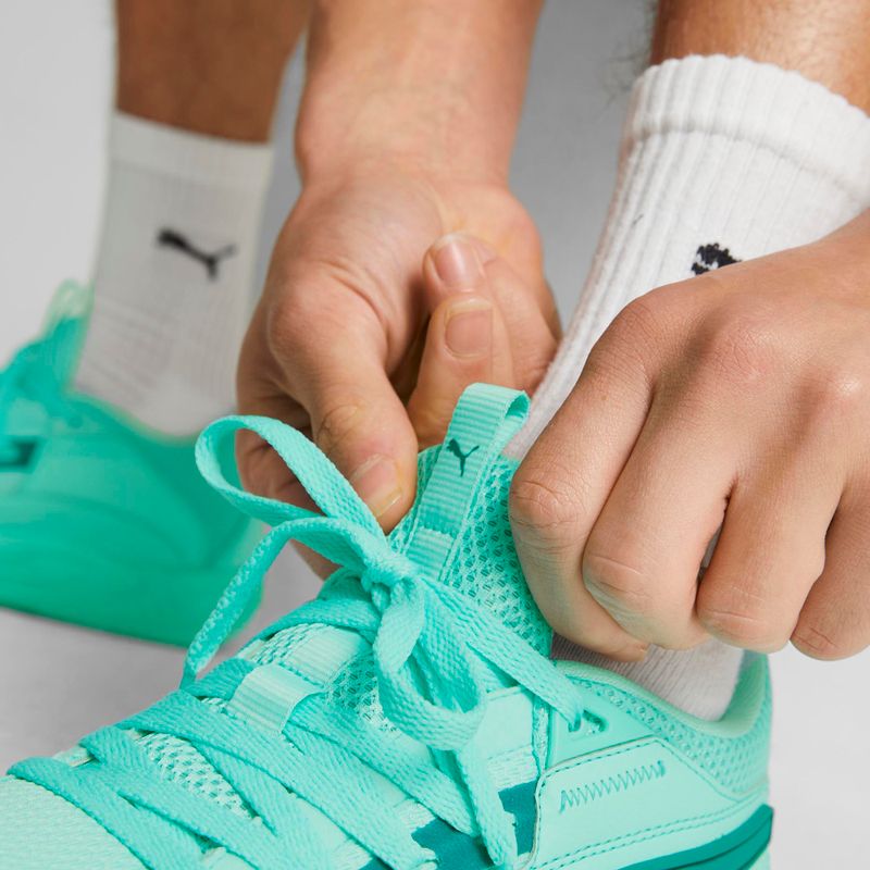 Pánská basketbalová obuv PUMA Court Rider electric peppermint/green lagoon 17