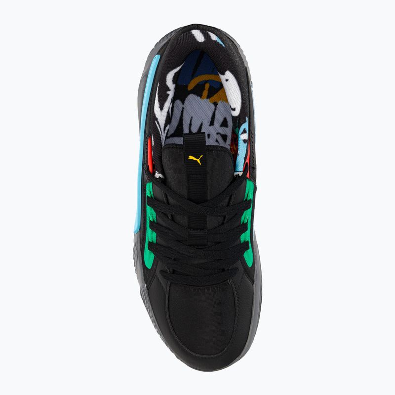 PUMA Court Rider Chaos Block Party pánské basketbalové boty black 378265 01 9