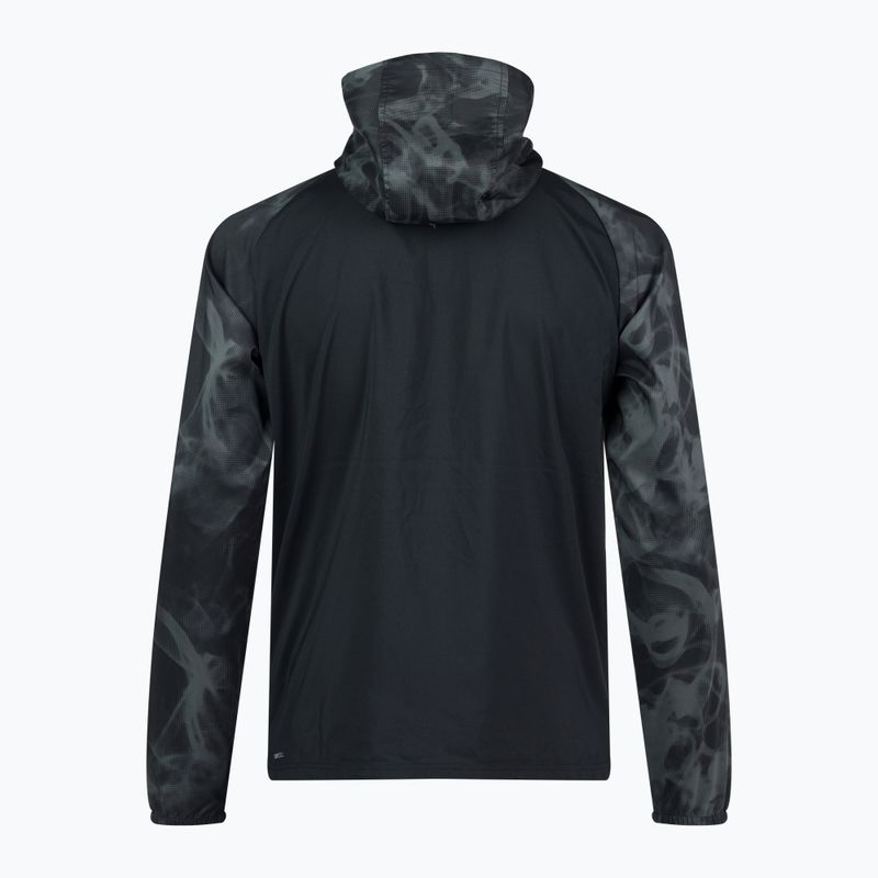 Pánská běžecká bunda PUMA Run Favorite Aop Woven černá 523389 01 2