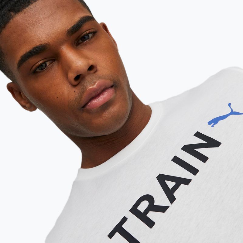 Pánské tričko PUMA Graphic Training T-shirt white 523414 02 5
