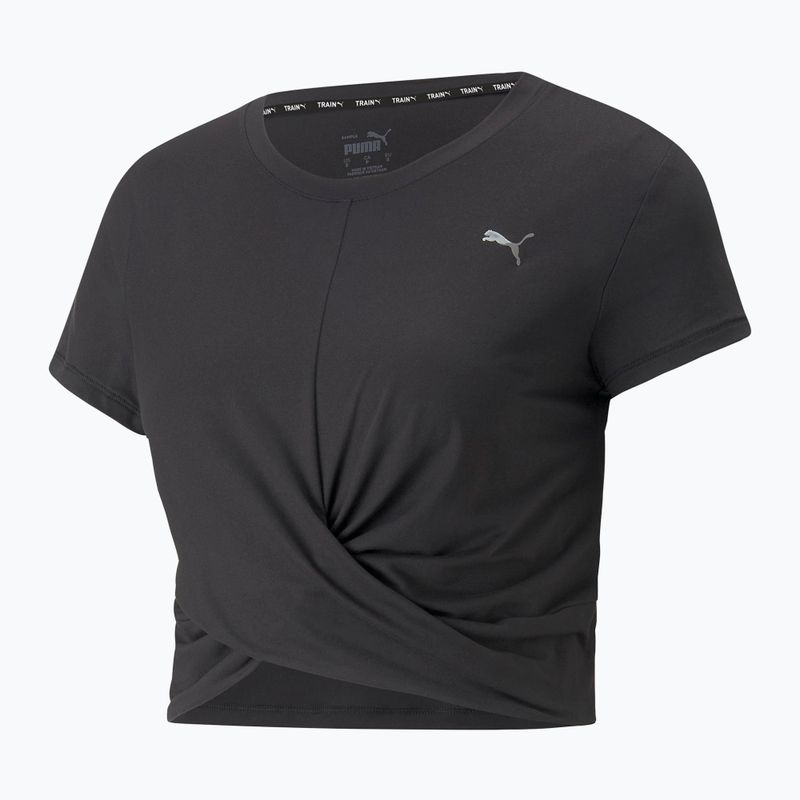 Dámské tričko na jógu PUMA Studio Yogini Lite Twist černé 523164 01