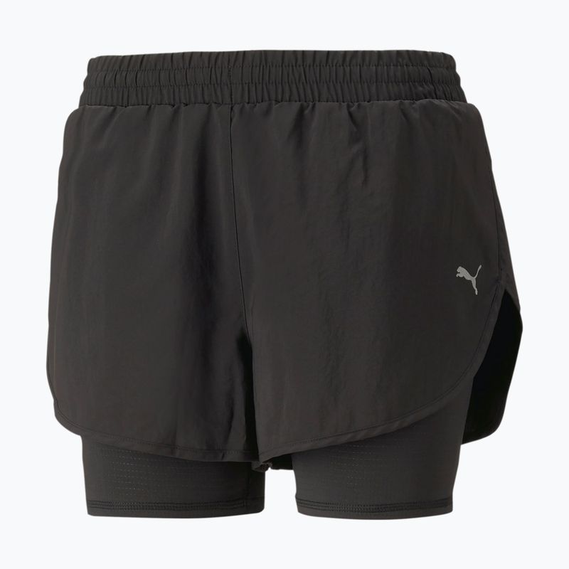 Dámské běžecké šortky PUMA Run Favorite Woven 2In1 3" černé 523181 01