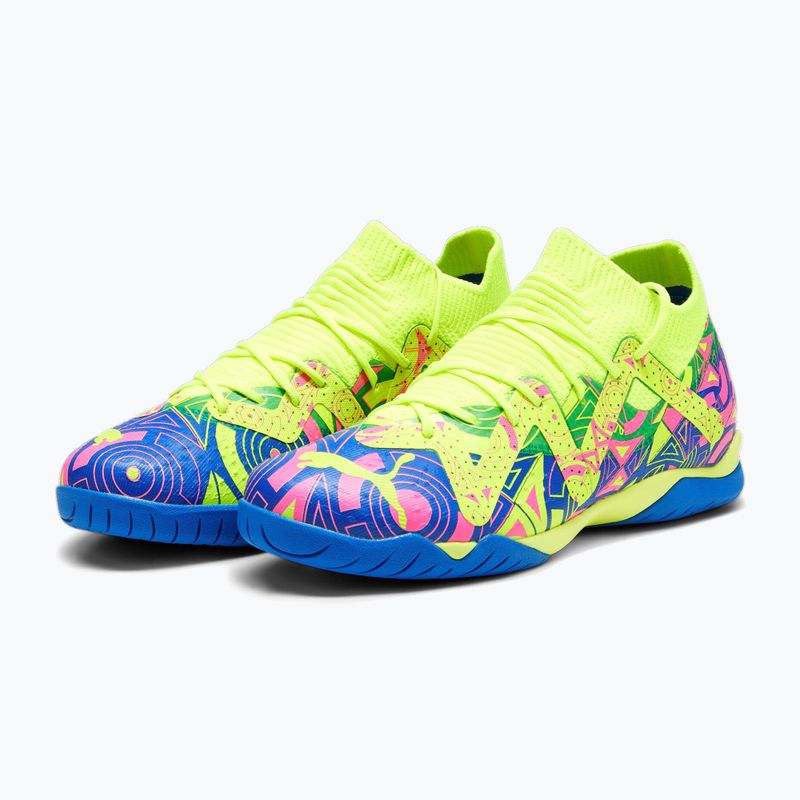 Dětské kopačky PUMA Future Match Energy IT + Mid Jr ultra blue/yellow alert/luminous pink 13