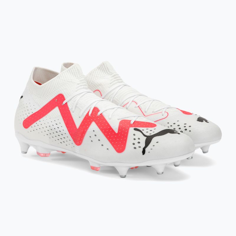 PUMA Future Match MXSG pánské kopačky puma white/puma black/fire orchid 4