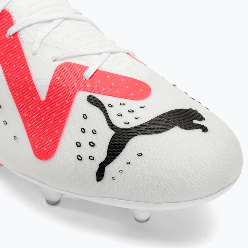 PUMA Future Match MXSG pánské kopačky puma white/puma black/fire orchid 7