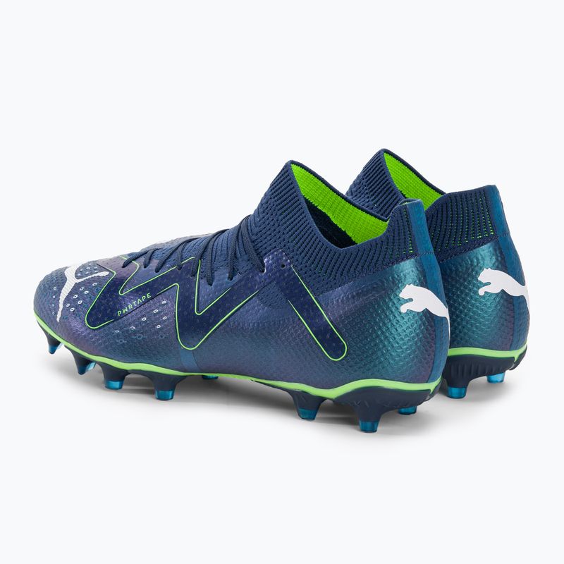 PUMA Future Pro FG/AG pánské kopačky persian blue/puma white/pro green 3