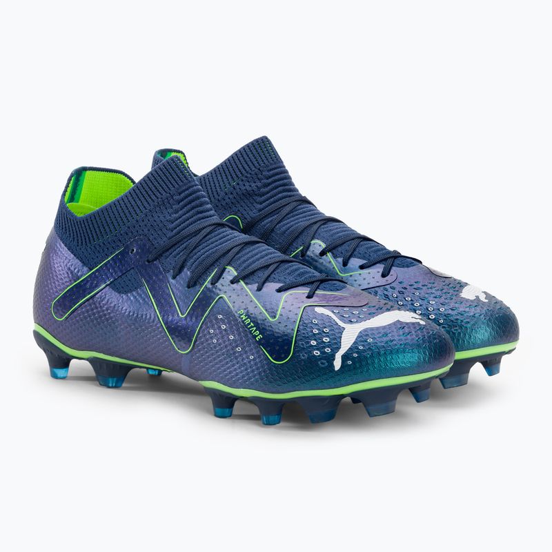 PUMA Future Pro FG/AG pánské kopačky persian blue/puma white/pro green 4