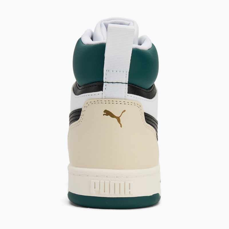 Boty PUMA Caven 2.0 Mid puma white/puma black/alpine snow/warm white/gold 6