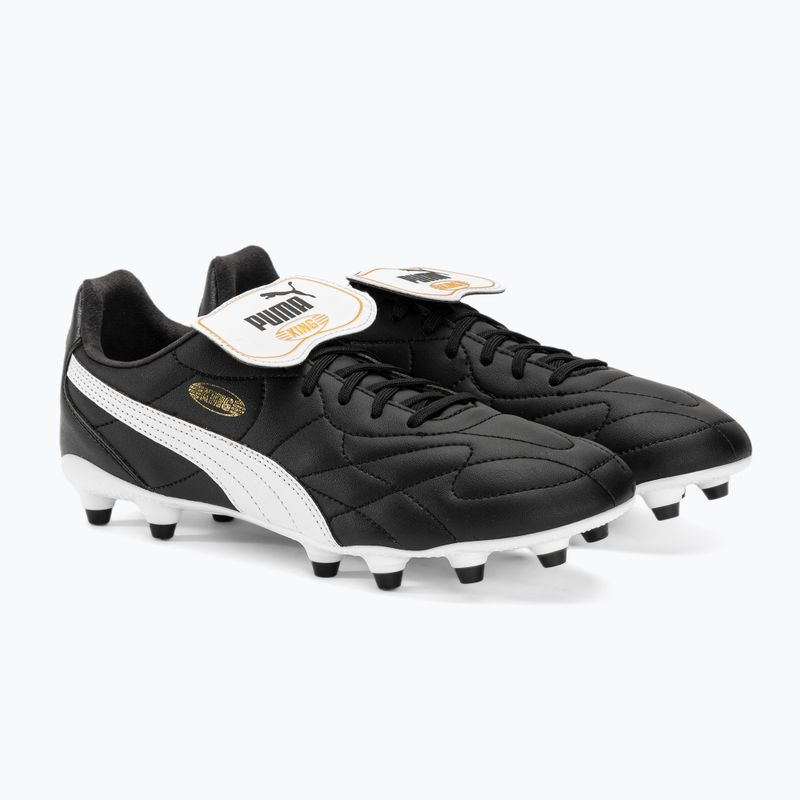 Pánské kopačky PUMA King Top FG/AG puma black/puma white/puma gold 4