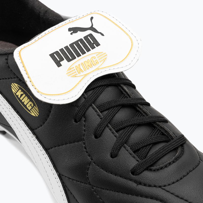 Pánské kopačky PUMA King Top FG/AG puma black/puma white/puma gold 8