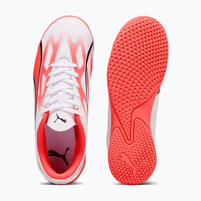 Dětské kopačky PUMA Ultra Play IT Jr puma white/puma black/fire orchid 14