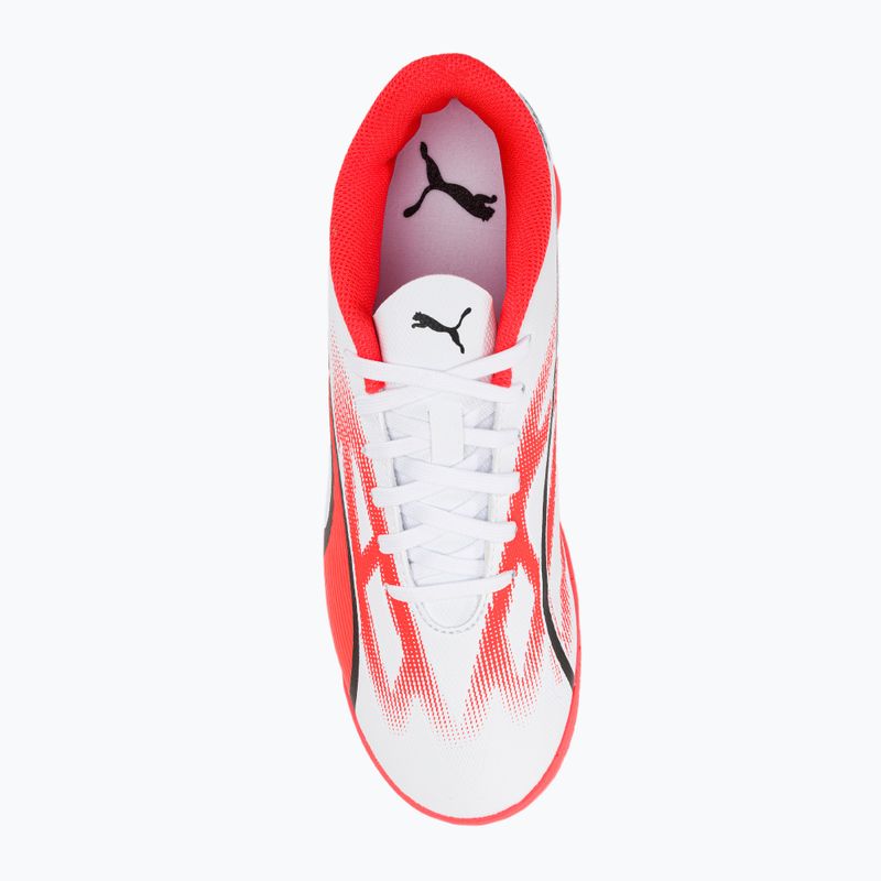 Dětské kopačky PUMA Ultra Play IT Jr puma white/puma black/fire orchid 6