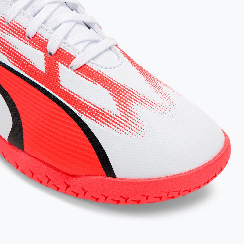 Dětské kopačky PUMA Ultra Play IT Jr puma white/puma black/fire orchid 7