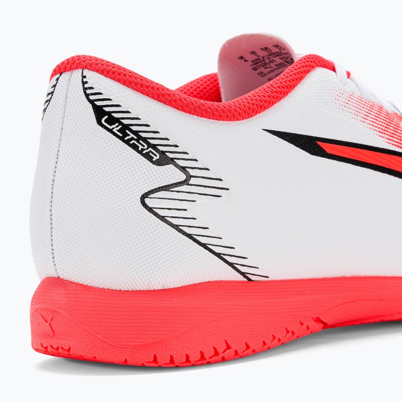 Dětské kopačky PUMA Ultra Play IT Jr puma white/puma black/fire orchid 9